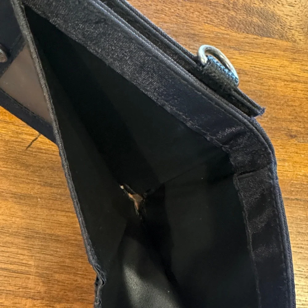 Black Wallet with Flames